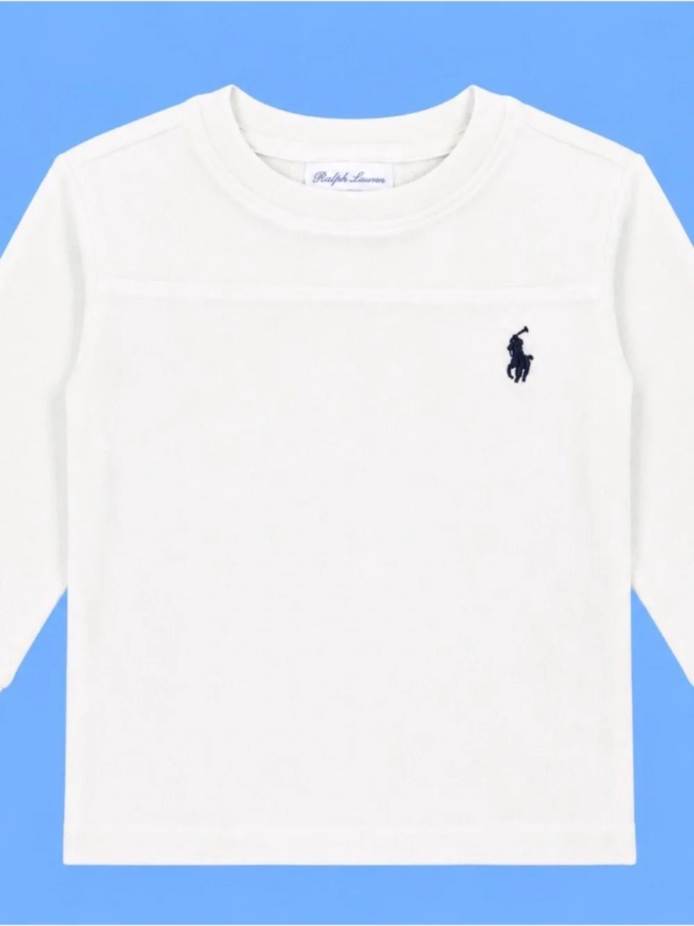 Polo by Ralph Lauren White Long Sleeve Shirt - 18 months